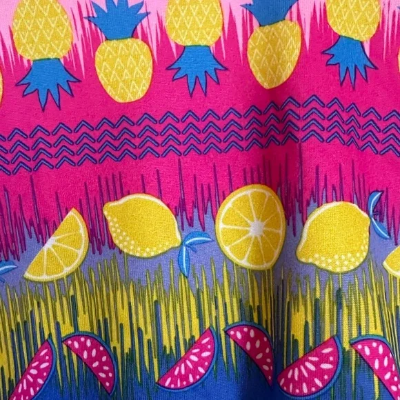 NWT Pink Platinum Fruit Patterned One Piece Swimsuit - Picture 7 of 7